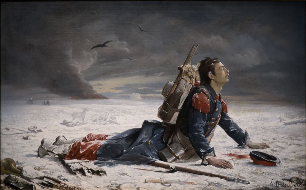 "Ο Ξεχασμένος", Πίνακας του Γάλλου Εμίλ Μπετσελιέρ (Émile Betsellère 1847-1880)